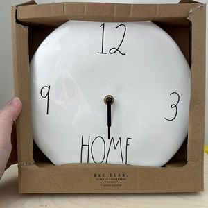 9” Rae Dunn Ceramic Clock
